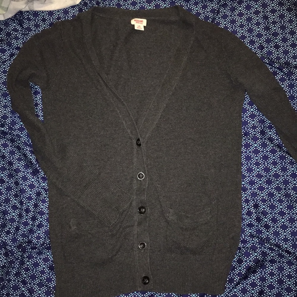 Dark grey cardigan